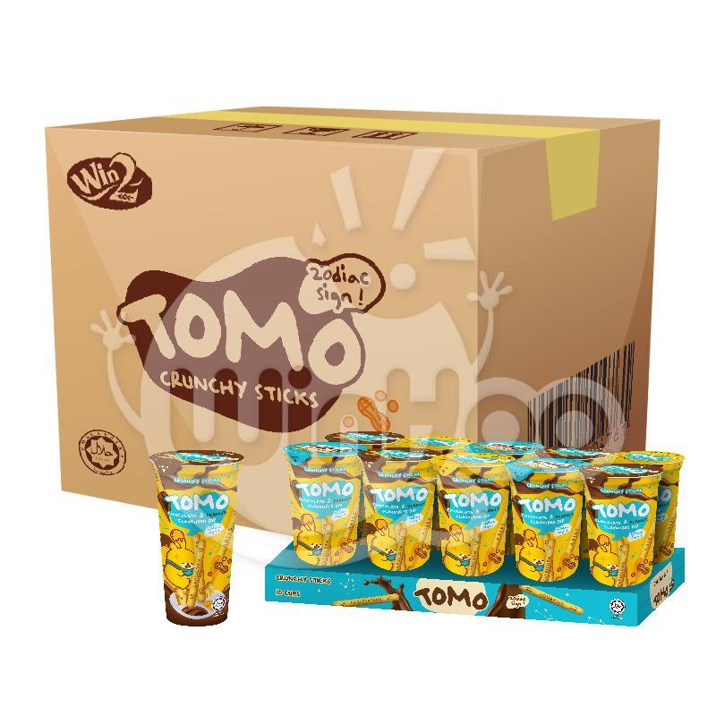 TOMO Crunchy Sticks Chocolate and Peanut Flavoured Dip