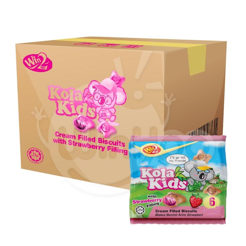 Kola Kids Cream Filled Biscuits with Strawberry Filling 36 Bags